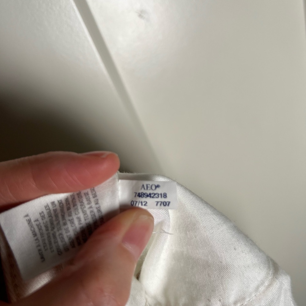 American Eagle Outfitters White Bootcut Jeans - Picture 12 of 12